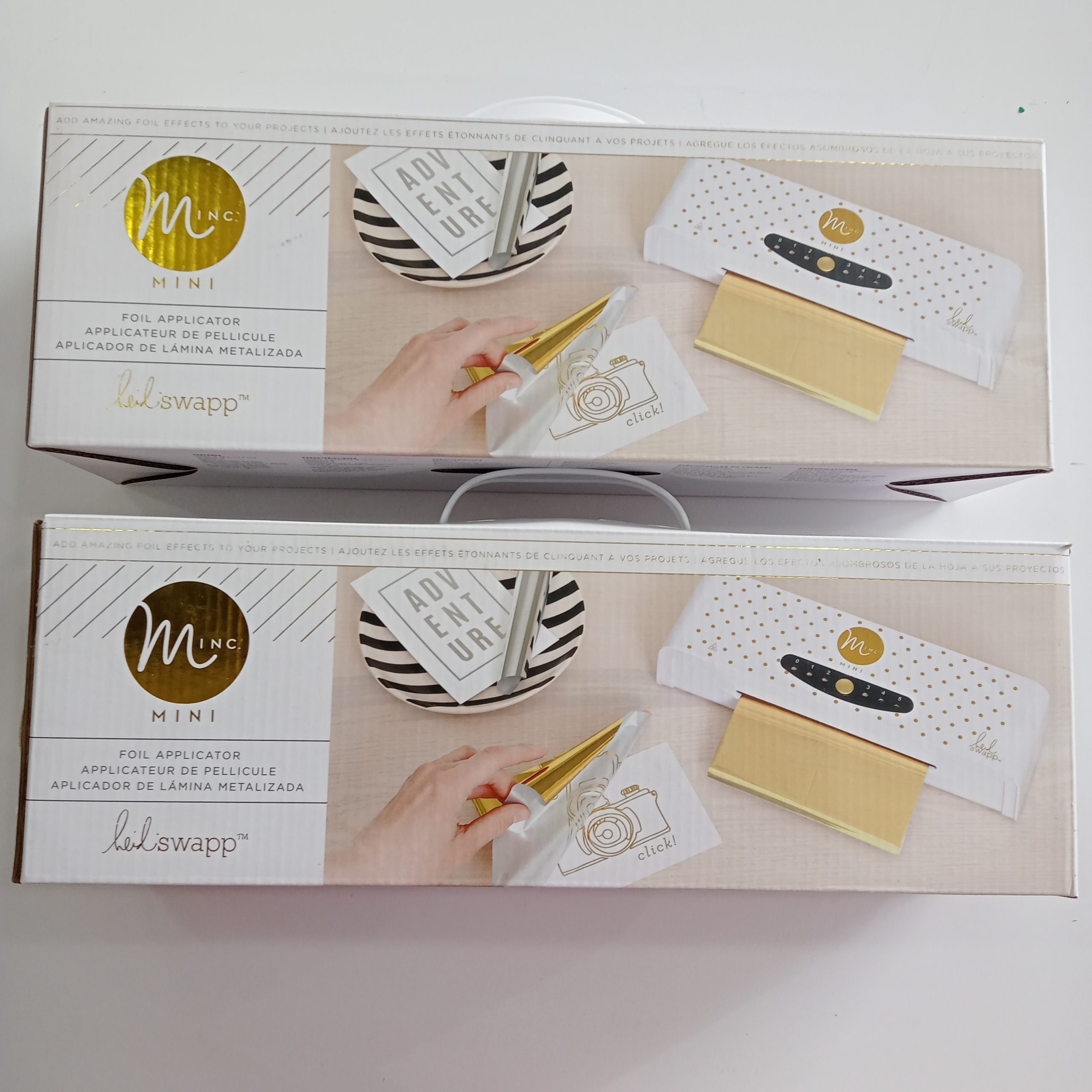 Lot De 3 Rouleaux De Feuille Réactive Rouge Heidi Swapp Minc - 6,25 X 5 Pieds Chacun - Pour Machine De Découpe